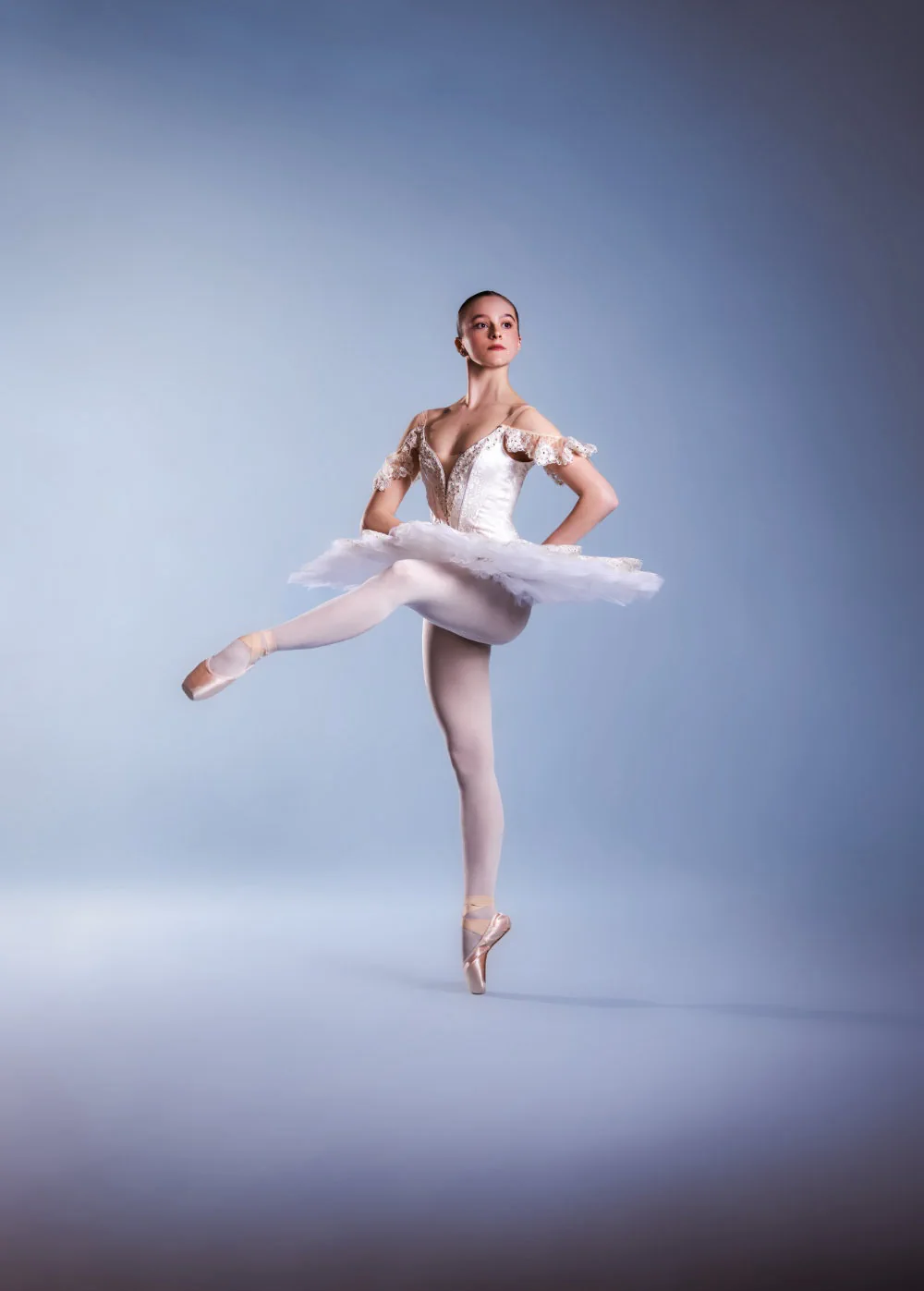 Dance portrait from Sparrow Studios' Ballet Poses series, photograph 2 of 32.