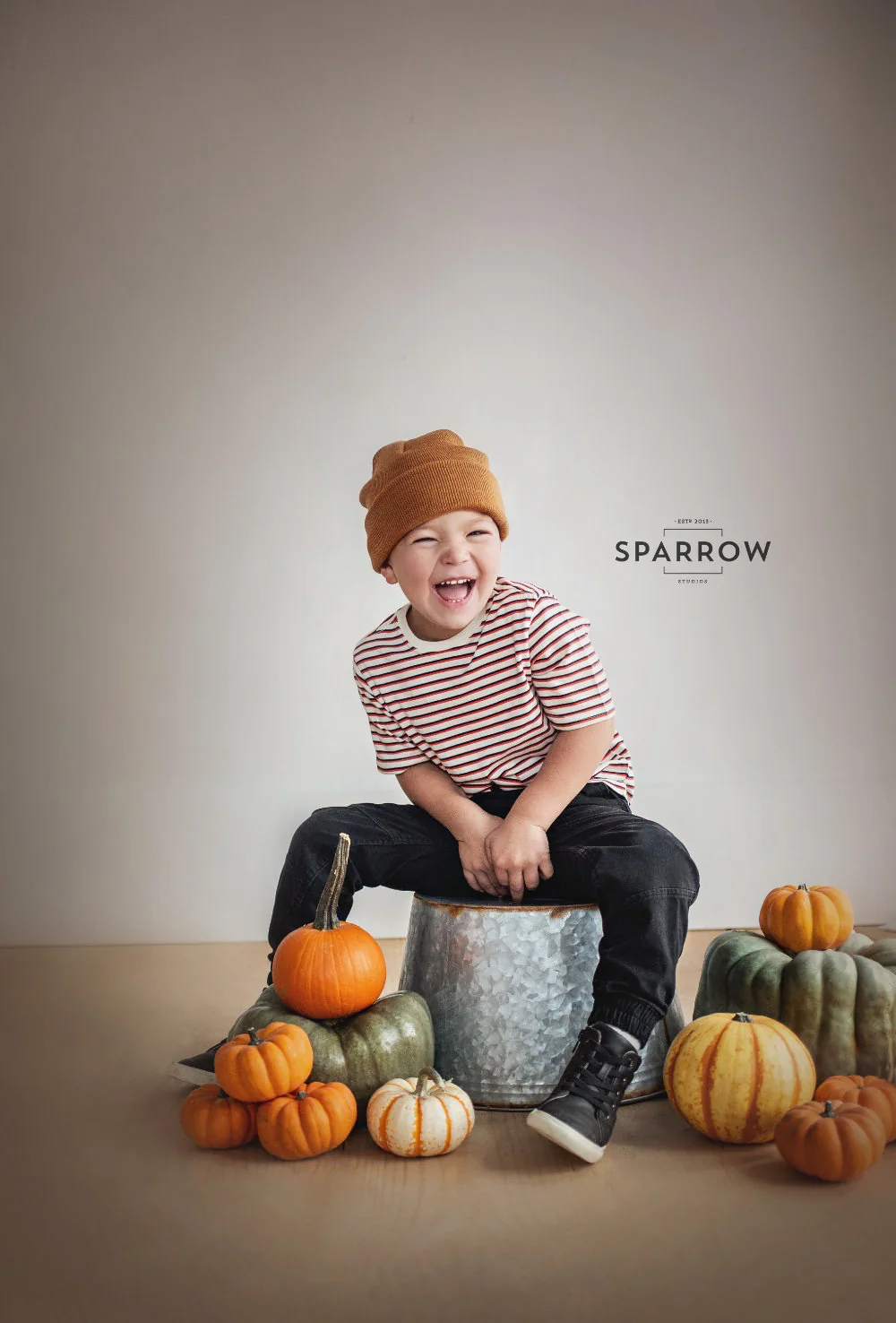 Fall portrait from Sparrow Studios' Fall series, photograph 2 of 5.
