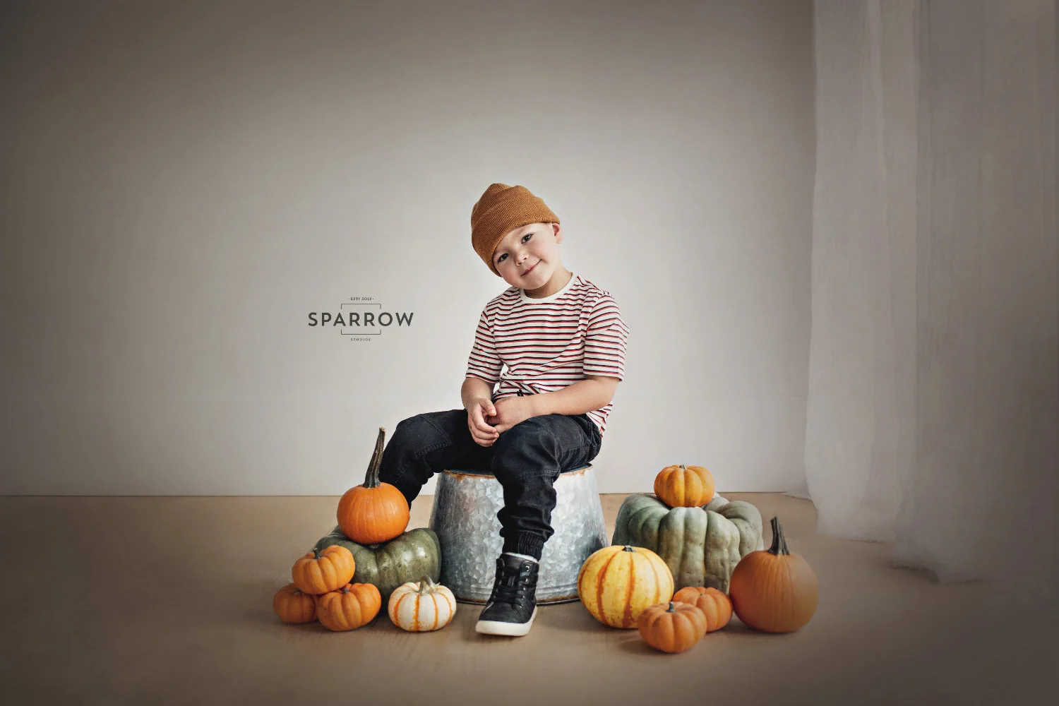 Fall portrait from Sparrow Studios' Fall series, photograph 1 of 5.