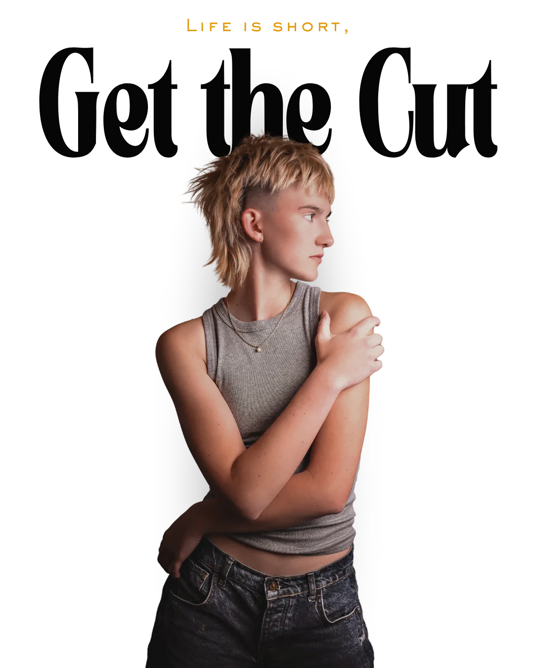 Haircut work from the Sparrow Studios salon.