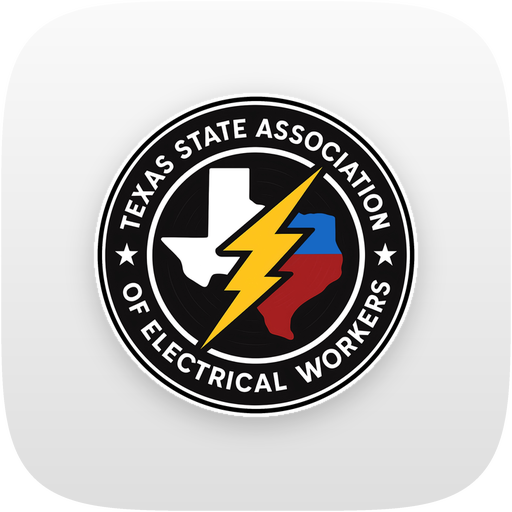 Texas State Association of Electrical Workers seal